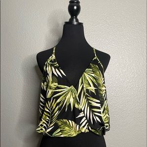 PALM LEAVES CROP TOP